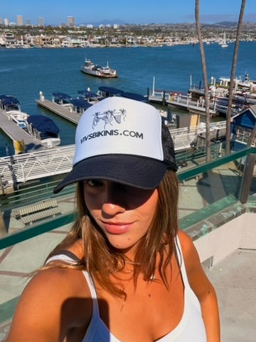 Black & White Bikini Hat